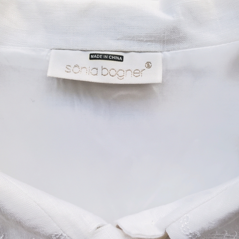 Sonia Bogner Linen Embroidered Jacket - Picture 8 of 10